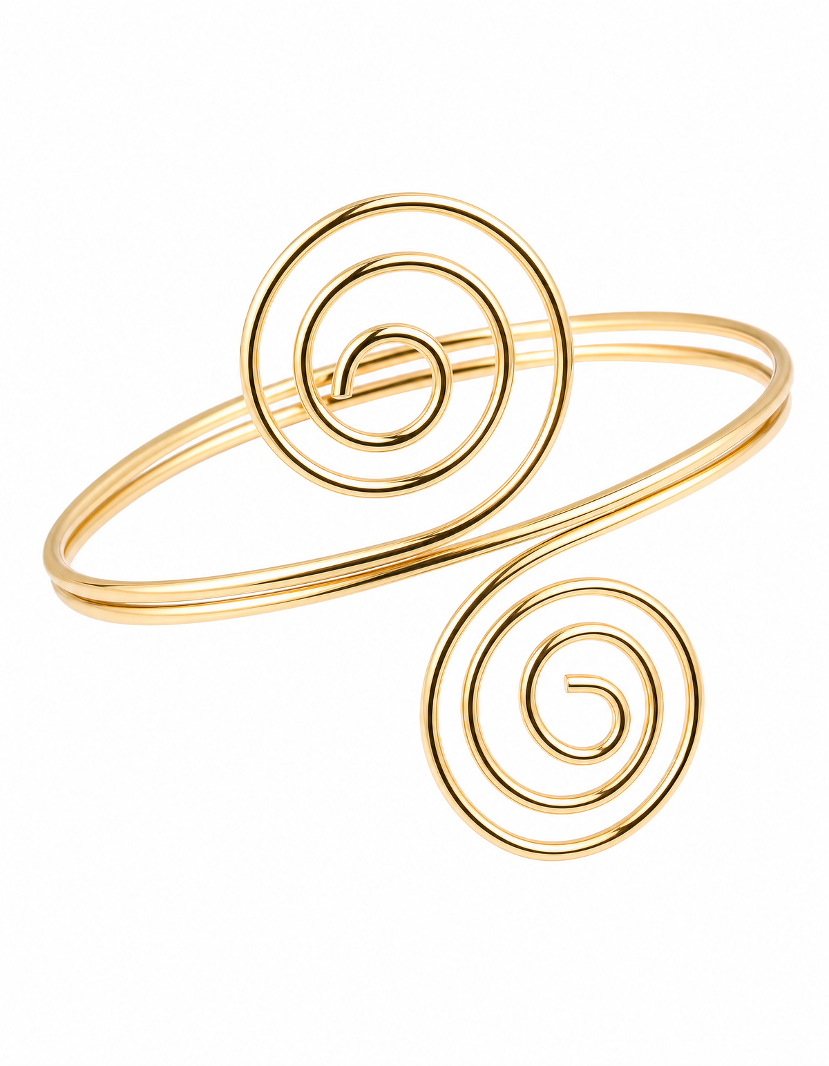 Spiraal Cuff Armband