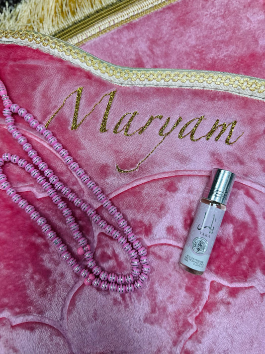 Gepersonaliseerd gebedstapijt