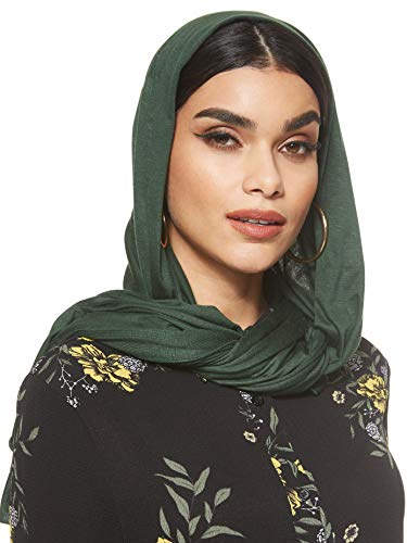 Jersey Stretch Shailah Hijab - Bottle Green