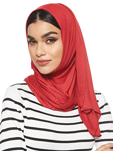 Jersey Stretch Shailah Hijab - Chilly Red