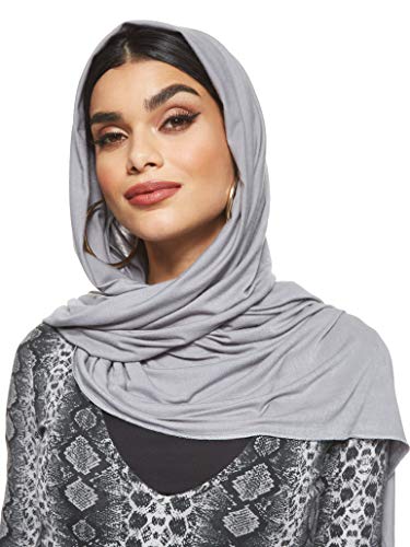 Jersey Stretch Shailah Hijab - Grey-light