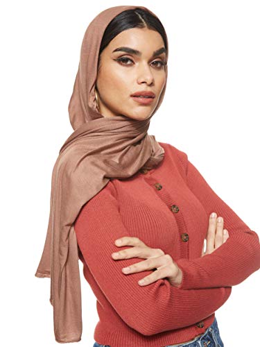 Jersey Stretch Shailah Hijab - Milk Chocolate