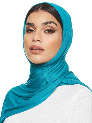 Jersey Stretch Shailah Hijab - Turquoise Green