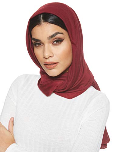 Jersey Stretch Shailah Hijab - Wine