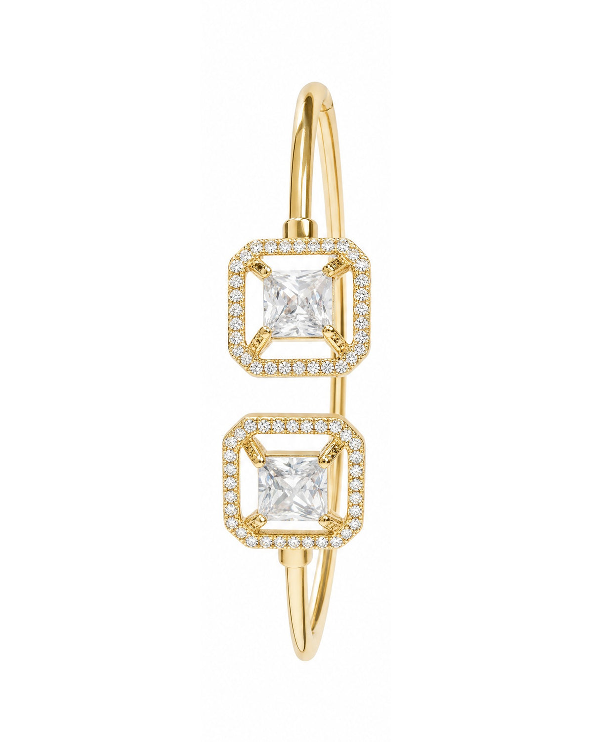 Dubbele Halo Cuff Armband