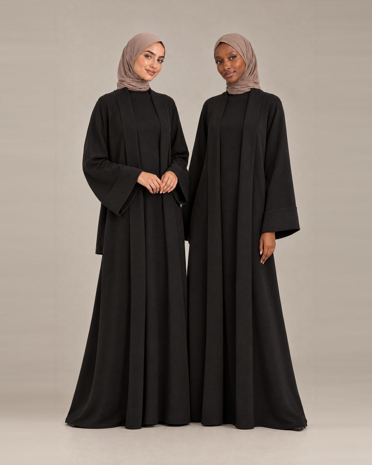 Ensemble Kimono Matière Sweat - Noir