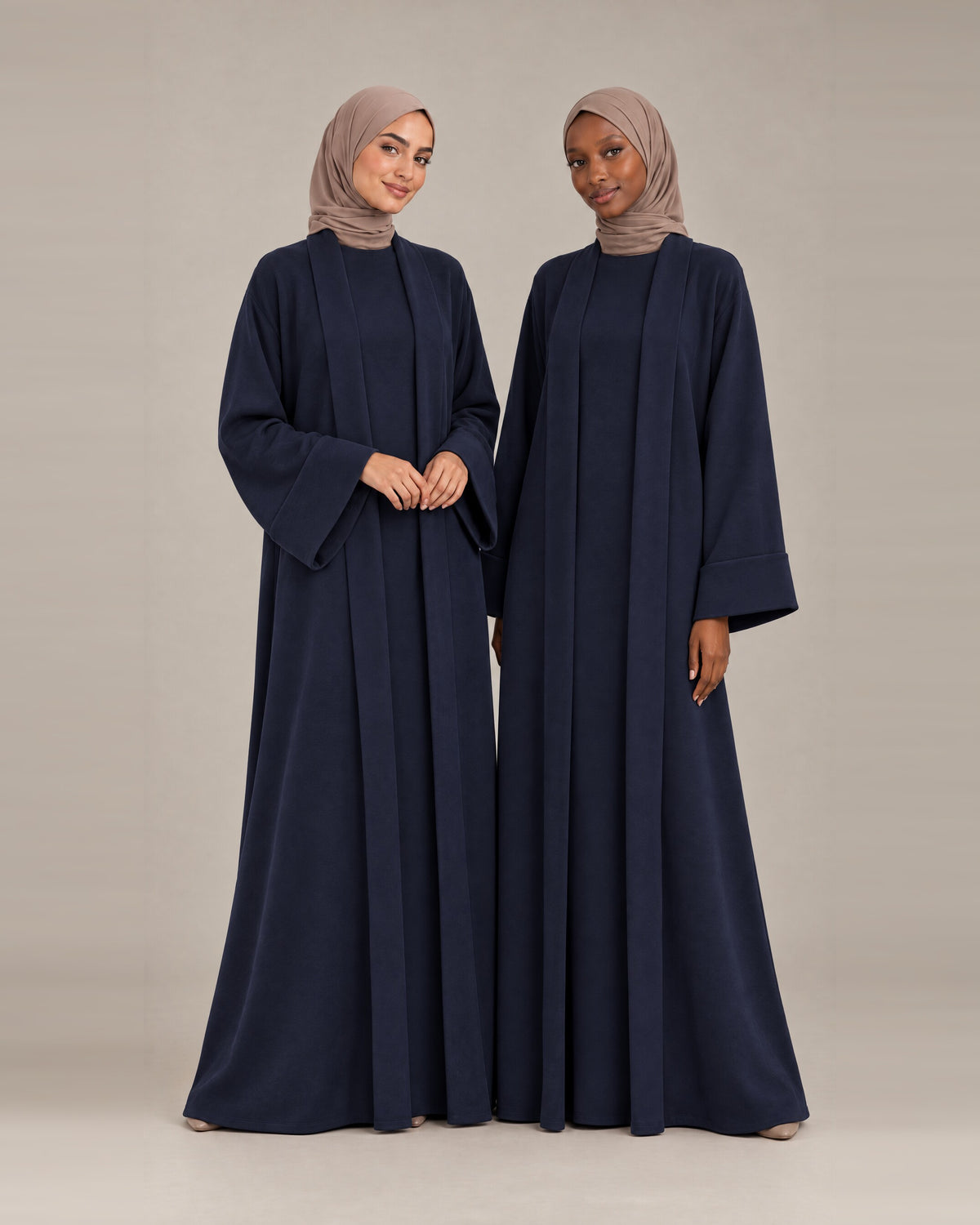 Ensemble Kimono Matière Sweat - Bleu marine