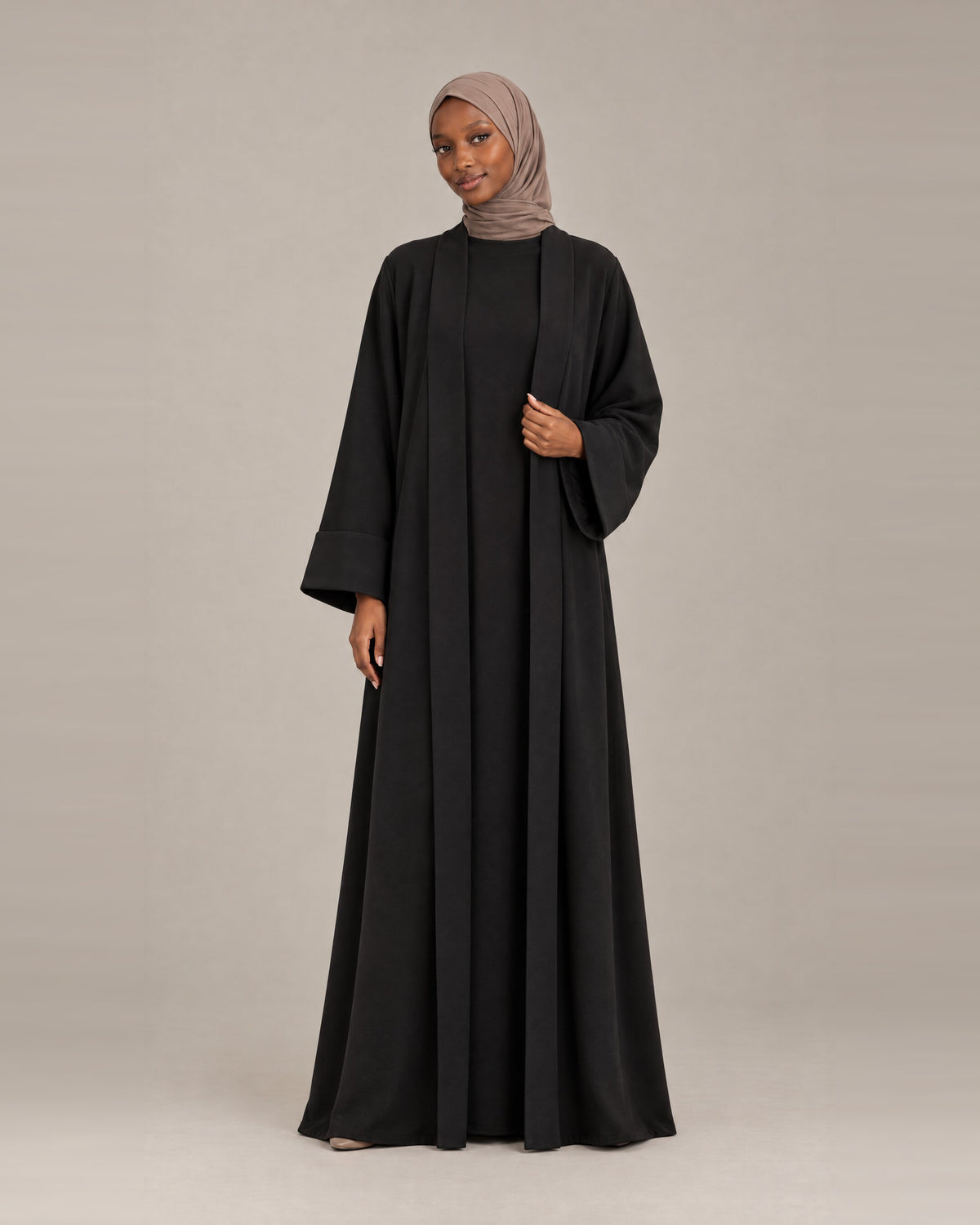Ensemble Kimono Matière Sweat - Noir